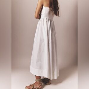 NWT Xirena Clea Strapless Poplin Dress